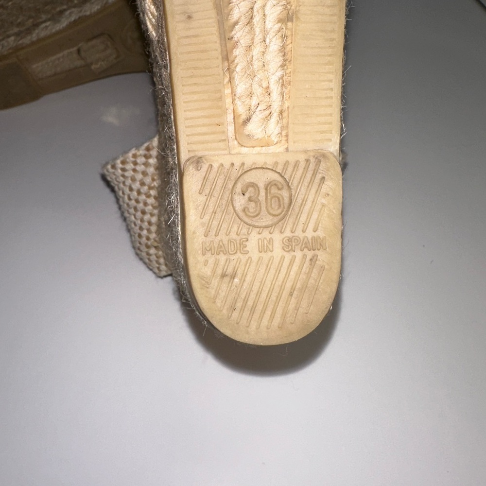 Tory Burch Black and White Wedges - Picture 9 of 11